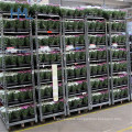 4 Wheel Danish Horticultural Greenhouse Nursery Plant Racks